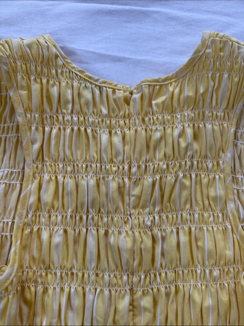 Free Assembly Yellow Scallop Sundress - Picture 6 of 6